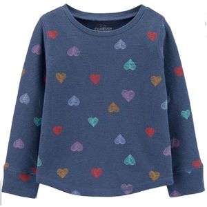 Scoop hem heart thermal